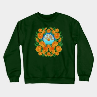 California Poppy Superbloom Crewneck Sweatshirt